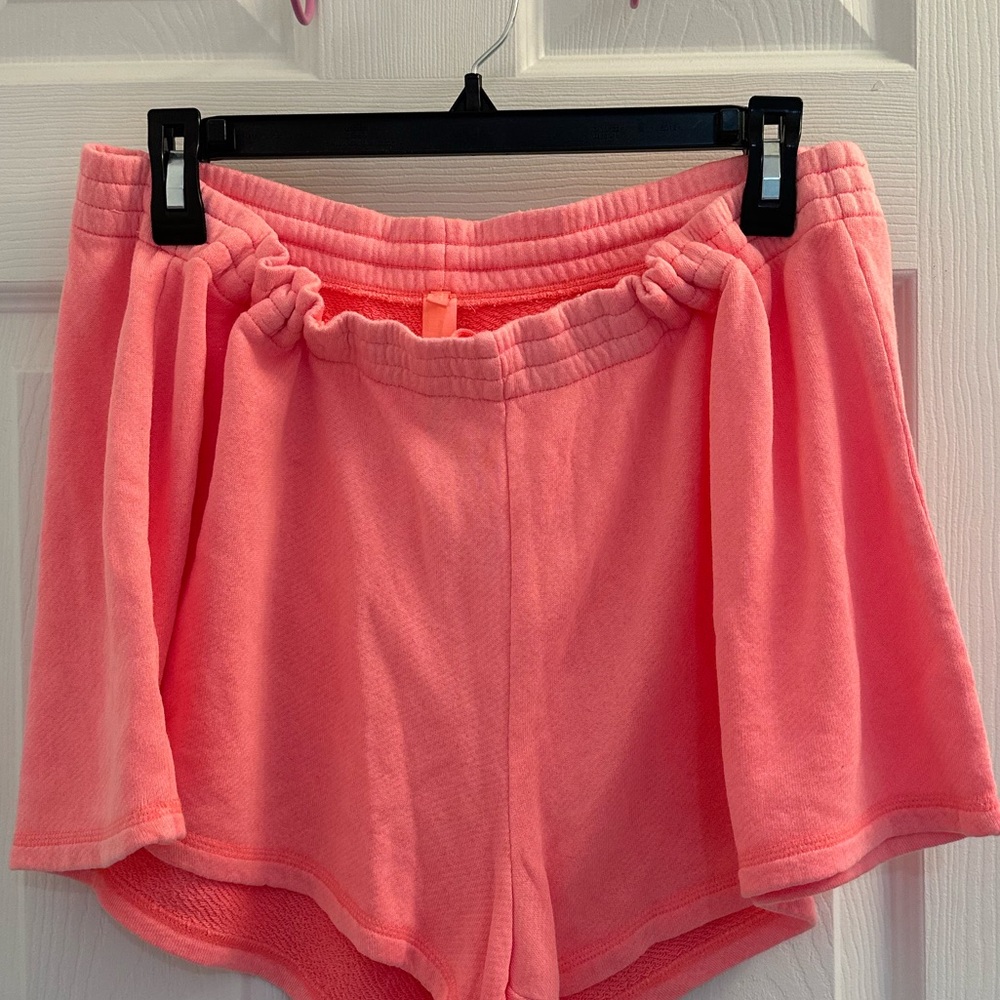 SKIMS Modal French Terry Coral Relaxed Shorts Size XL - Picture 3 of 8